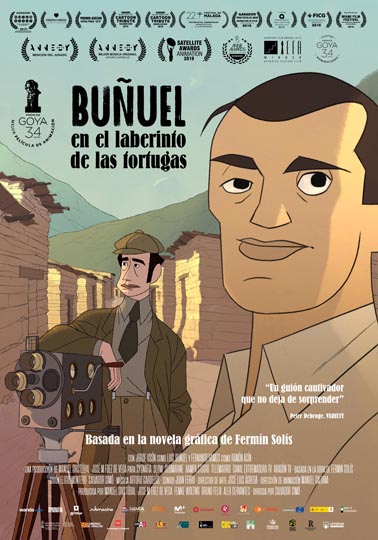 Cartel Buñuel en el laberinto de las tortugas